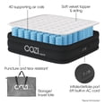 thumbnail image 3 of Cozi by Tzumi 20” Air Mattress, Inflatable Bed with Built-In Pump for Camping, Home, & Travel, King Size, 3 of 11