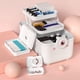 thumbnail image 1 of Contenedor de botiquín de de 3 capas, caja de almacenamiento con asa, organizador de contenedores, portátil a prueba de polvo Pequeño ángel Salvador Estuche de almacenamiento médico, 1 of 10
