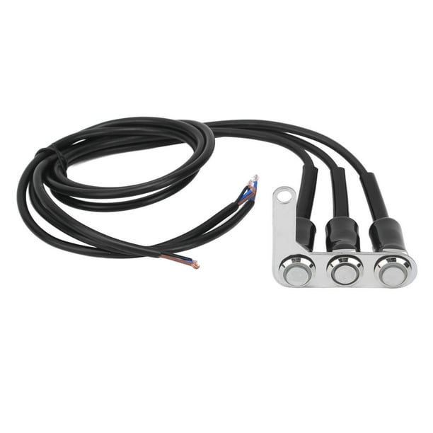 Interruptor LED De Motocicleta, Interruptor De Manillar Confiable Universal Tres Controles De Interruptor Separados Para Reacondicionamiento De Motocicletas