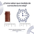 thumbnail image 4 of Correa para reloj Klokker de piel de Cocodrilo Coñac Blanco 24mm, 4 of 4