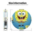 thumbnail image 3 of Zufioo SpongeBob SquarePants for Portable Pocket Makeup Mirror, Foldable Handheld Magnifying Beauty Mirror Suitable for Wallet Handbag for Women-Round Shape, 3 of 9