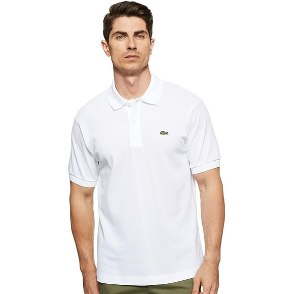 Lacoste Mens Short Sleeve L.12.12 Pique Polo Shirt