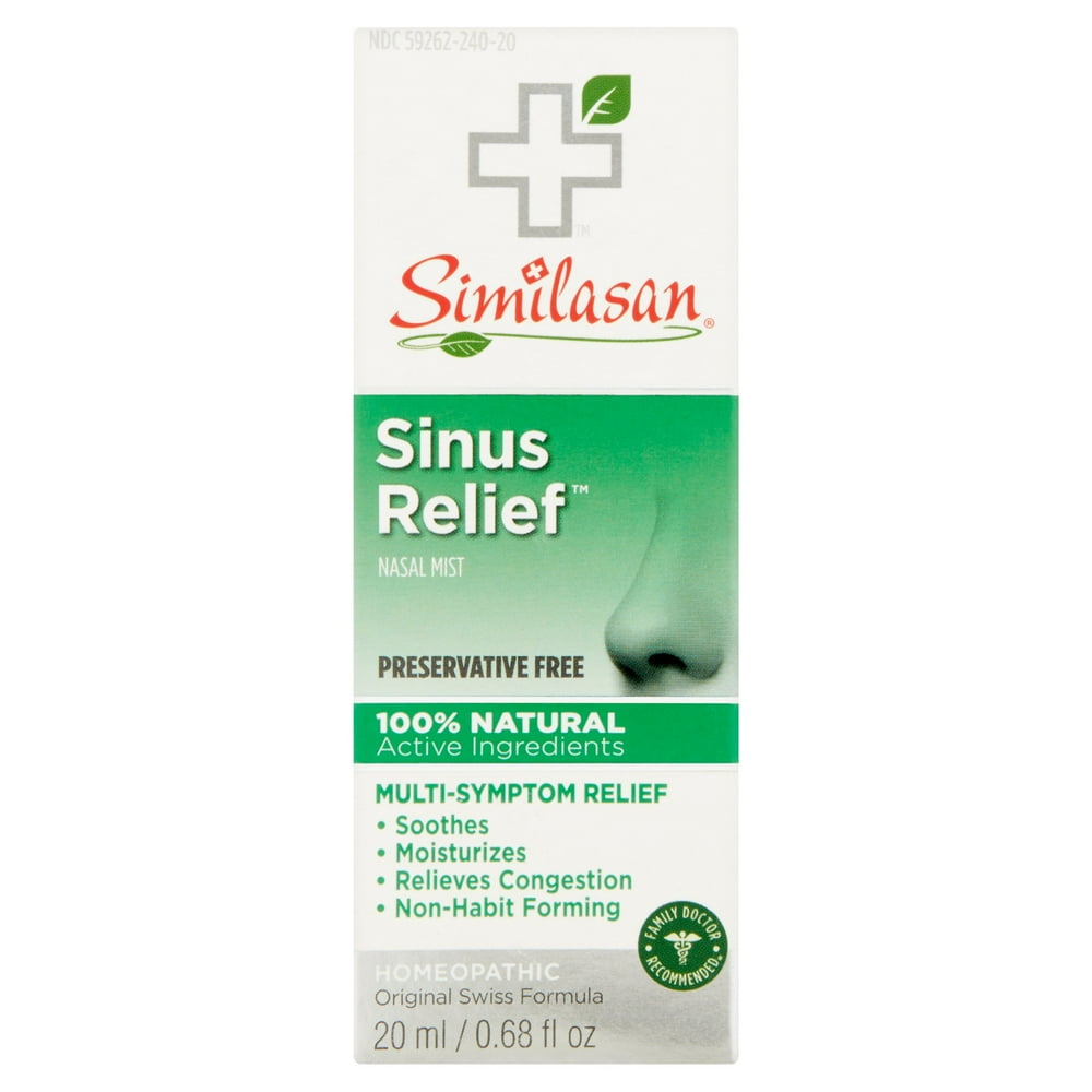 Similasan Sinus Relief Nasal Mist, 0.68 oz