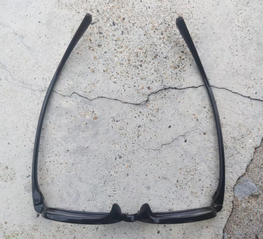 Black High Presbyopic Reading Glasses Elderly Lightweight Plastic Rectangular High Power Readers +14.00 Strength