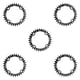 thumbnail image 2 of Advancent Juego de bielas, placa de disco de dientes, juego de cadenas de aluminio para bicicleta estrecha, piezas de repuesto para ciclismo al Type5 NO5, 2 of 6