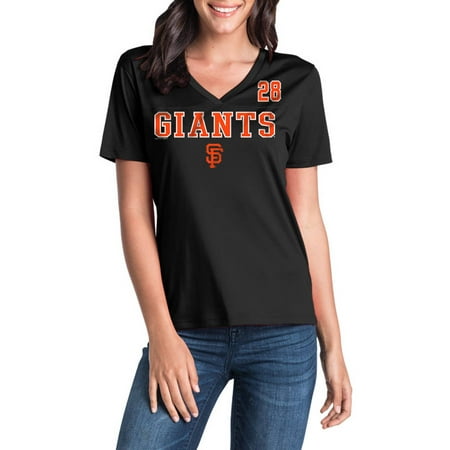MLB San Francisco Giants Women's Buster Posey Short Sleeve Player (Best Sf Giants Players)