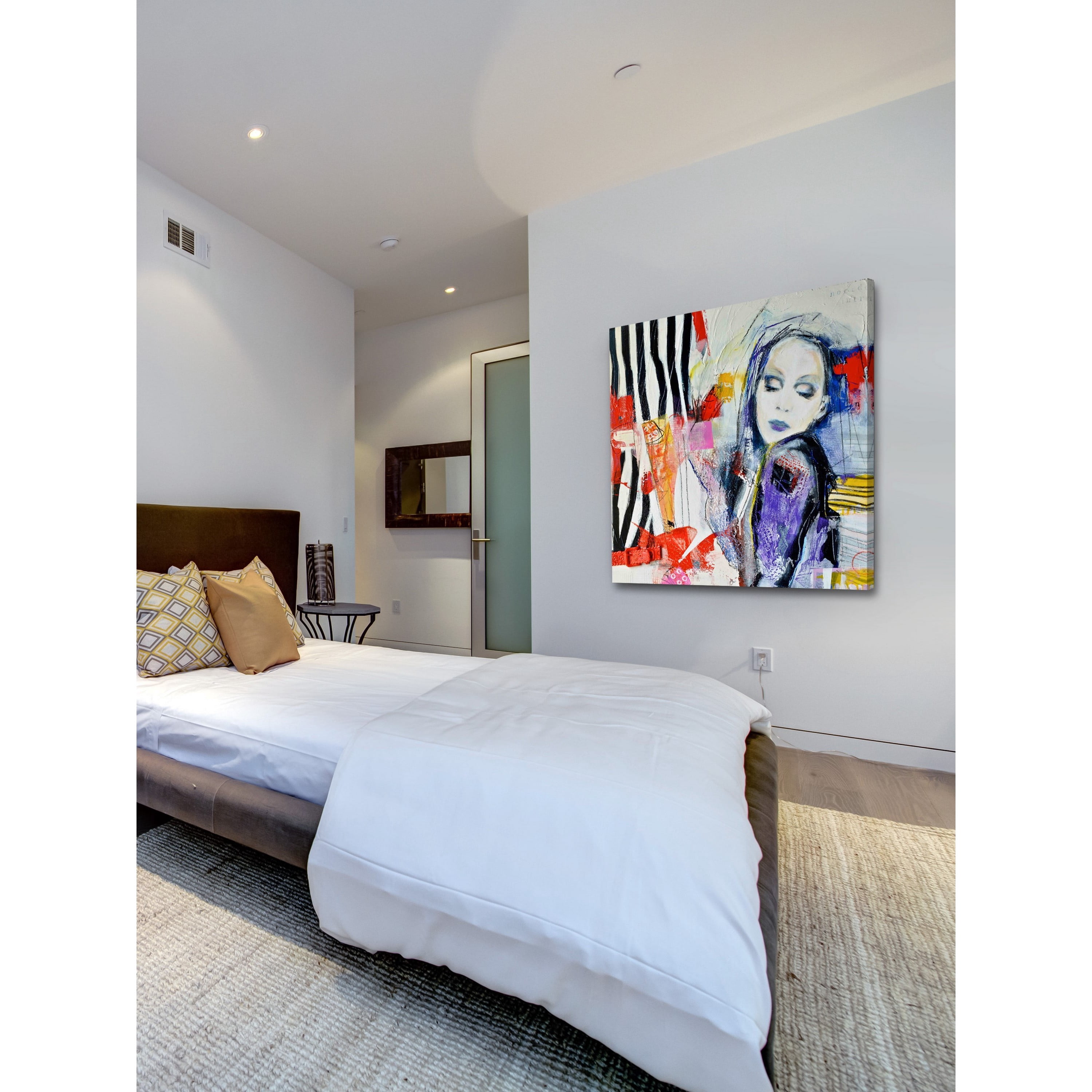 "Upside down Inside Out" Painting Print on Wrapped Canvas