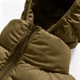 thumbnail image 3 of Iyufng Mens Removable Hooded Quilted Puffer Vests Lightweight Sleeveless Outerwear with Zipper Side Pockets, 3 of 7