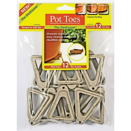 Lightning Stand Bag - Plant Stand Pot Toes Light Gray 12PK Bag