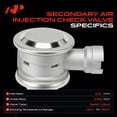 thumbnail image 4 of A-Premium Secondary Air Injection Check Valve Compatible with BMW X5 2003-2006 3.0L, 525i 2004-2005 2.5L, 530i 2004-2005 3.0L, Z4 2003-2005 2.5L 3.0L, Air Pump Check Control Valve with Gasket, 4 of 5