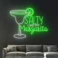 thumbnail image 4 of Handmadetneonsign Salty Like My Margarita Neon Sign, Margaritas LED Light, Margarita Neon Light, 4 of 5