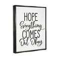 thumbnail image 4 of Stupell Industries Casual Bathroom Calligraphy Sign Humor Phrase Graphic Art Luster Gray Floating Framed Canvas Print Wall Art, Design by Lettered and Lined, 4 of 5