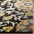 thumbnail image 3 of SAFAVIEH Blossom Danny Floral Wool Area Rug, Charcoal/Multi, 5' x 8', 3 of 5
