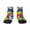 1 Black, variant on Funny Cats Pattern Quarter Crew Socks,Toe Seamed Ankle Socks,Cotton Cushioned Breathable Athletic Crew Sports Socks