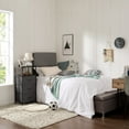 thumbnail image 5 of Mainstays 3 Drawer Fabric Nightstand with USB, Grey, 5 of 12