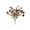 Wine, variant on AOMXGD Artificial Violet Flowers With Faux Silk Fall Plants For Outdoor Garden Porch Patio Home Decor Centerpiece