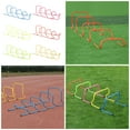 thumbnail image 2 of Adjustable Athletic Speed Training Hurdles, Jumping and Speed Training Fitness Hurdles for Basketball, Soccer, Set of 5, 2 of 8