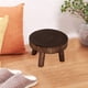 thumbnail image 3 of Soporte para plantas de madera, pequeño, redondo, macetero, para interior y exterior, taburete de madera, soporte para plantas, decoración rústica Adepaton LKX-0420-1, 3 of 8