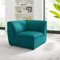 thumbnail image 2 of Sectional Sofa Set, Fabric, Teal Blue, Modern Contemporary Urban Design, Living Lounge Room Hotel Lobby Hospitality, 2 of 8
