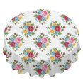thumbnail image 2 of Pioneer Flower Floral Print Pattern Round Tablecloth 60 X 60 Inch, Wrinkle Resistant Wipeable Table Cloth for Kitchen Dining Picnic Patio Party, 2 of 6