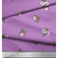 thumbnail image 3 of Soimoi Polyester Crepe Fabric Leaves & Floral Artistic Decor Fabric Printed Yard 42 Inch Wide, 3 of 5