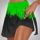 thumbnail image 5 of Faldas de Verano para las Mujeres Impresión Hoja Plisado Tenis Atlético Elástico Pantalones Cortos, Falso Dos Piezas Pantalones Falda para Diario, 5 of 6