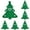 Green, variant on ZOURIH 1 Pcs Christmas Tree Cutlery Bags Flatware Holder Silverware Holders Cutlery Pockets Xmas Tree Felt Tableware Knife fork Covers for Christmas Holiday Party Dinner Table Decor,Green