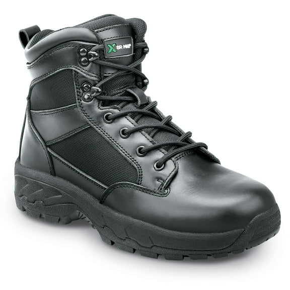 SR Max Jasper, Men's, Black, Soft Toe, Side-Zip, Slip Resistant Tactical Work Boot. (10.0 M)