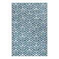 thumbnail image 3 of Unique Loom Matrix Trellis Collection Area Rug - Motif (6' 1" x 9' Rectangle Blue/Ivory), 3 of 7