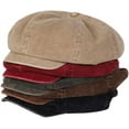thumbnail image 2 of LinYooLi Japanese Oversized Corduroy Newsboy Hats for Women Vintage Unisex Paperboy Painter Beret Cap, 2 of 4