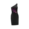 thumbnail image 4 of Vestido de verano con hombros descubiertos para mujer, vestido de verano moderno para fiesta de noche en la playa SG, 4 of 7