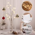 thumbnail image 3 of FrostHike LED Lights Birch Tree, 2 Pack Branch Tree Lamp Christmas Decor, 24" Lighted Tree Light, USB/Battery Tabletop Tree Light with Timer Battery Powered for Home Festival Wedding Decoration, 3 of 5
