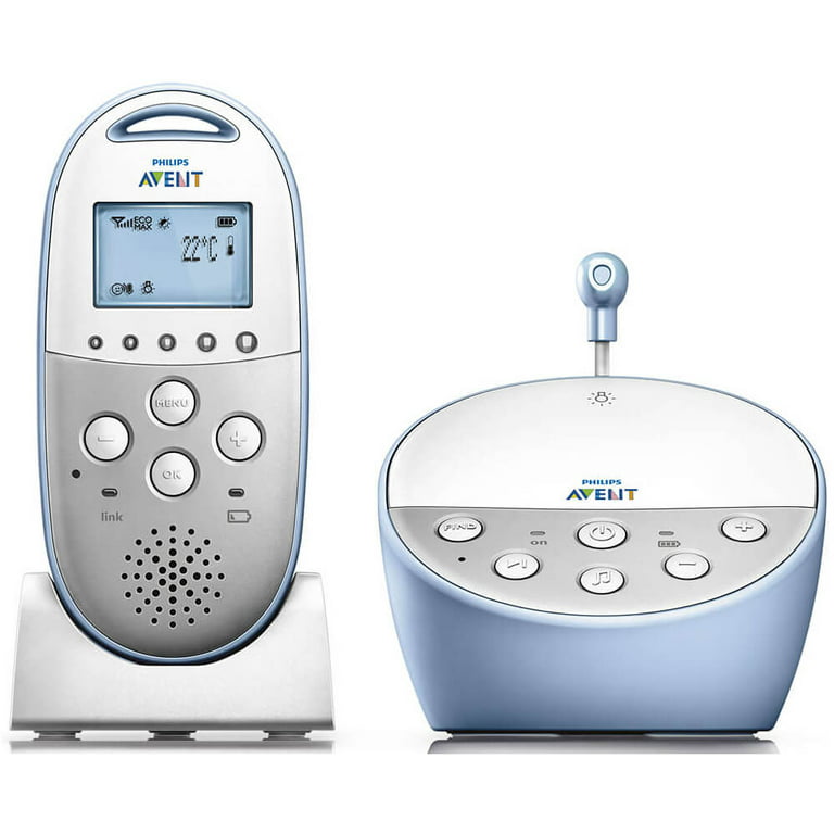 forstørrelse pyramide sprede Philips Avent DECT Baby Monitor with Temperature Sensor and Night Mode,  SCD570/10 - Walmart.com