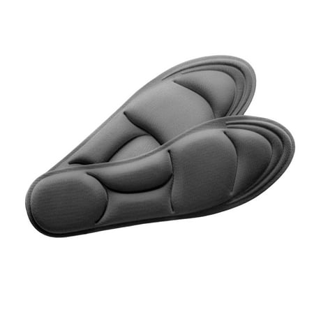 

5D Shoes Cushion Pad Inserts Shock Absorption Foot Support for Unisex gray