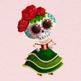 thumbnail image 2 of CafePress - El Dia De Los Muertos Skeleton Girl Long Sleeve T - Long Sleeve Infant T-Shirt, 2 of 2