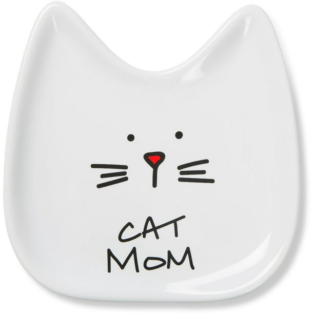 Pavilion Cat Spoon Rest " Cat Mom" 5 Inch