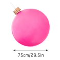 thumbnail image 3 of SLYNSHome 30 inch Christmas Inflatable Ball Large PVC Xmas Blow Ball Ornament Giant Inflatable Christmas Decorative Ball Christmas Decorations for Front Door Home Yard Lawn Decor (), 3 of 8