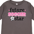 thumbnail image 4 of Inktastic Future Soccer Star Girls Girls Long Sleeve Toddler T-Shirt, 4 of 5
