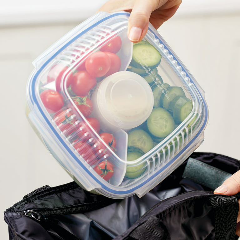 Leak Proof 32 oz. Round Borosilicate Glass Food Storage Container