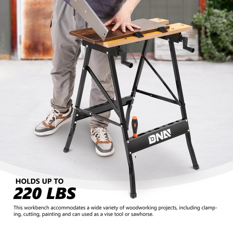 DNA MOTORING TOOLS-00454 Adjustable Workbench - Portable Foldable