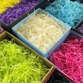 thumbnail image 2 of 100-500 g de papel triturado de varios colores para hacer cajas de regalo de dulces para fiestas de bodas, embalajes, decoraciones para el hogar, 2 of 5