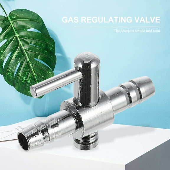 FOLOYORI One Way Air Valve Air Flow Control Valve Stainless Steel 8Pcs