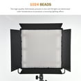 thumbnail image 3 of Photography Lamp,With Metal Barndoors Metal Barndoors Remote /np Series Battery 3200k-5600k Dimmable /np Series Battery Powered Led Beads 3200k-5600k Battery Powered With Led Video Buzhi, 3 of 7
