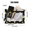 thumbnail image 4 of FORMRS 2 Pack Pencil Pouch for 3 Ring Binder with Clear Window Zipper Pen Case Stationery Organizer, Black Volleyball Pattern, 4 of 6