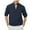 Dark Blue, variant on WREESH Men's Summer Casual Solid Turndown Pullover Long Sleeve Button Down Shirts Black