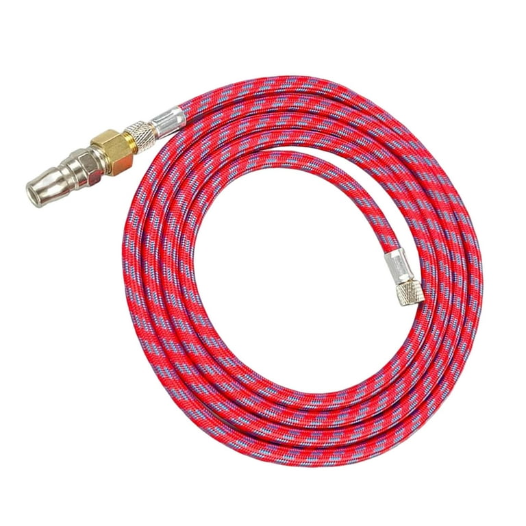 Airbrush Hose 1/8 inch to 1/4 inch Durable Adapter 1.8 M 5.9 Air Brush, Women's, Size: 1.8m Length, Pink