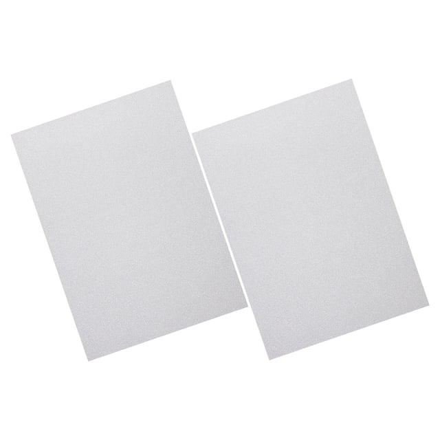 OFFIGAM 2Pcs Sparkling Light Grey Cardstock Paper for Handcrafts and Scrapbooking Projects