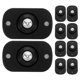 thumbnail image 1 of unbranded 16Ud Adhesivas Resistentes Y Silenciosas Negras Para Uso Con Muebles En Casa, 1 of 7