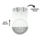 thumbnail image 5 of Candil de Cristal Cortado Gamalux Williams Krystal Esfera de 9 Luces, 5 of 5
