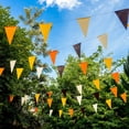 thumbnail image 6 of 100ft Blue Pennant Banner Flags String Hanging 60PCS Triangle Bunting Flags for Outdoor Wedding Birthday Party, 6 of 7